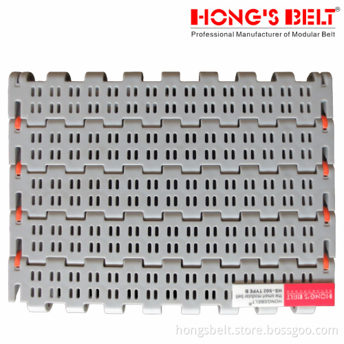 Modular Plastic Flush Grid Conveyor Belt
